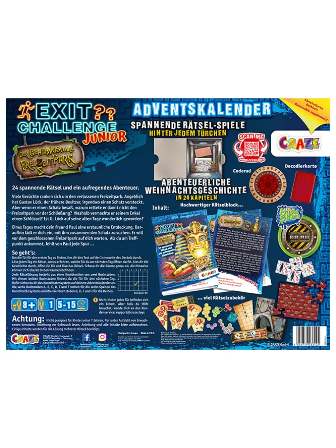 Adventskalender "Exit Challenge" - ab 3 Jahren