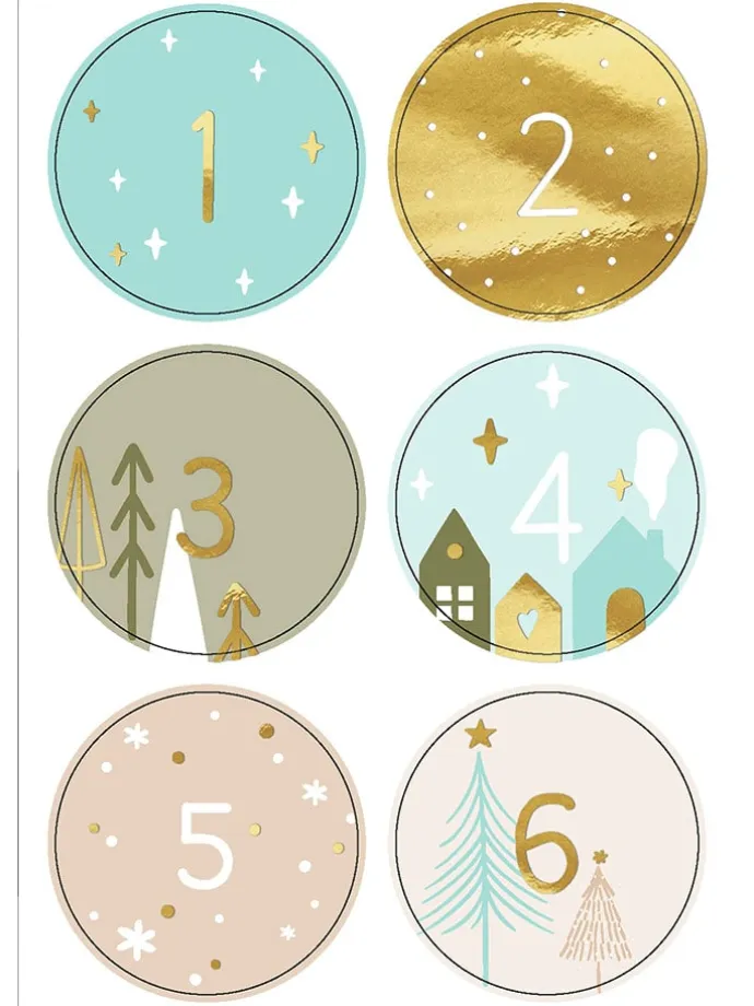 Adventskalender "Sweet home" in Bunt