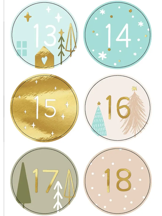 Adventskalender "Sweet home" in Bunt