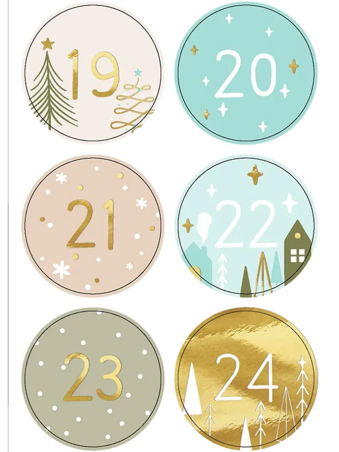 Adventskalender "Sweet home" in Bunt