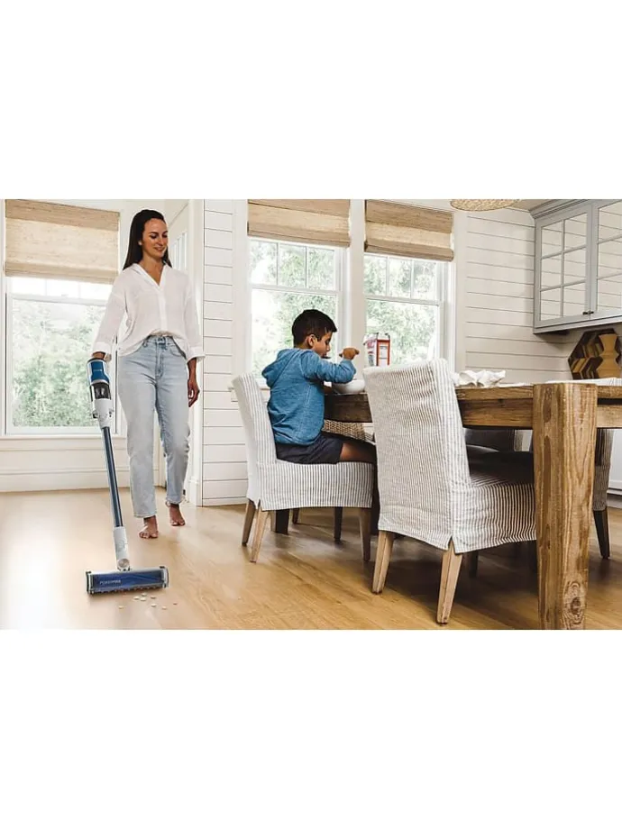 Akku Staubsauger BU1120DE Floor Detect & Powerfins in weiß