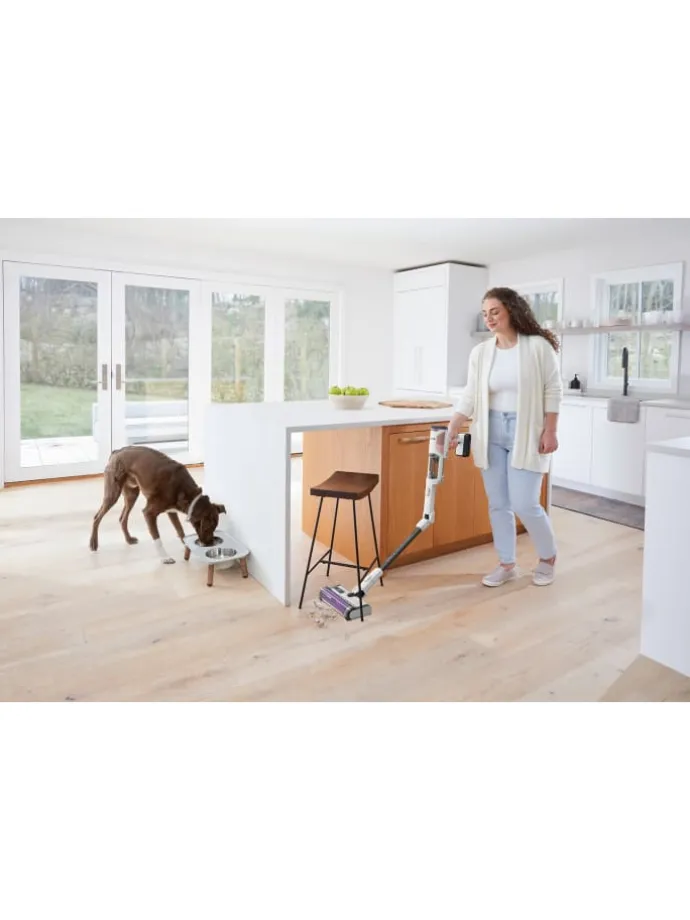 Akku Staubsauger IW1611DE DETECT PRO mit Bürstenrolle in weiß