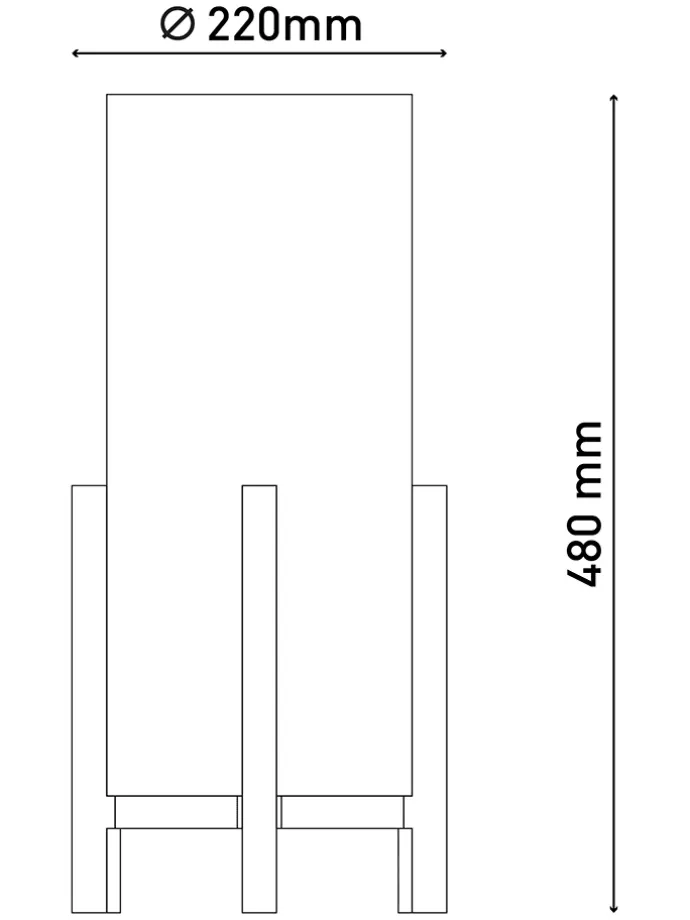 Akku-Tischleuchte "Madita" in Weiß - EEK E (A bis G)