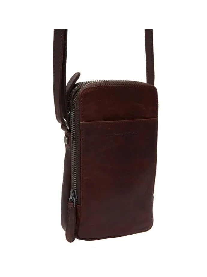 Alesund Handytasche Leder 11 cm in brown
