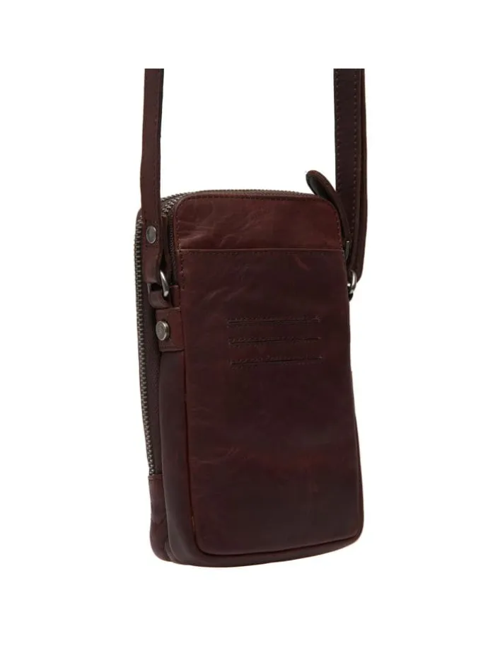 Alesund Handytasche Leder 11 cm in brown