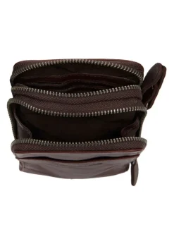 Alesund Handytasche Leder 11 cm in brown