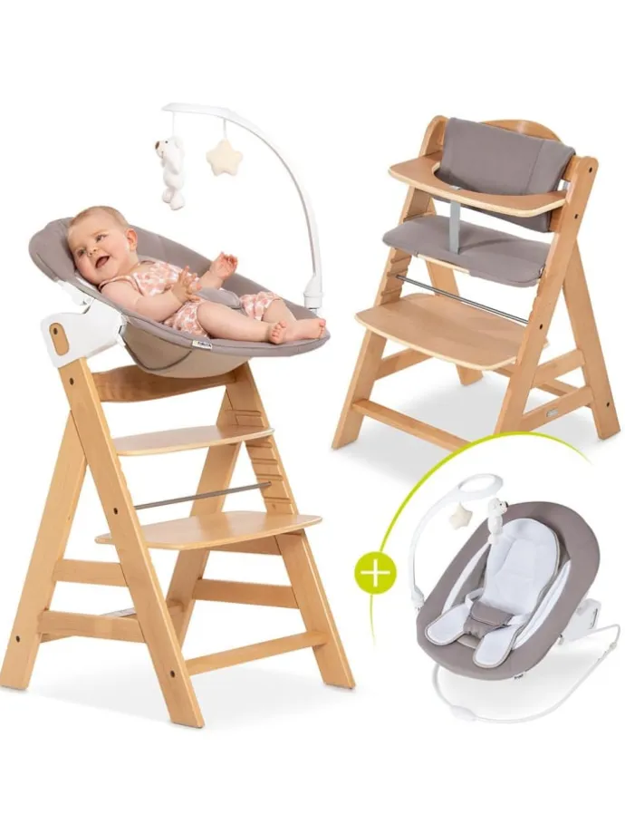 Alpha Plus Natur Newborn Set Deluxe - 4-tlg. in beige