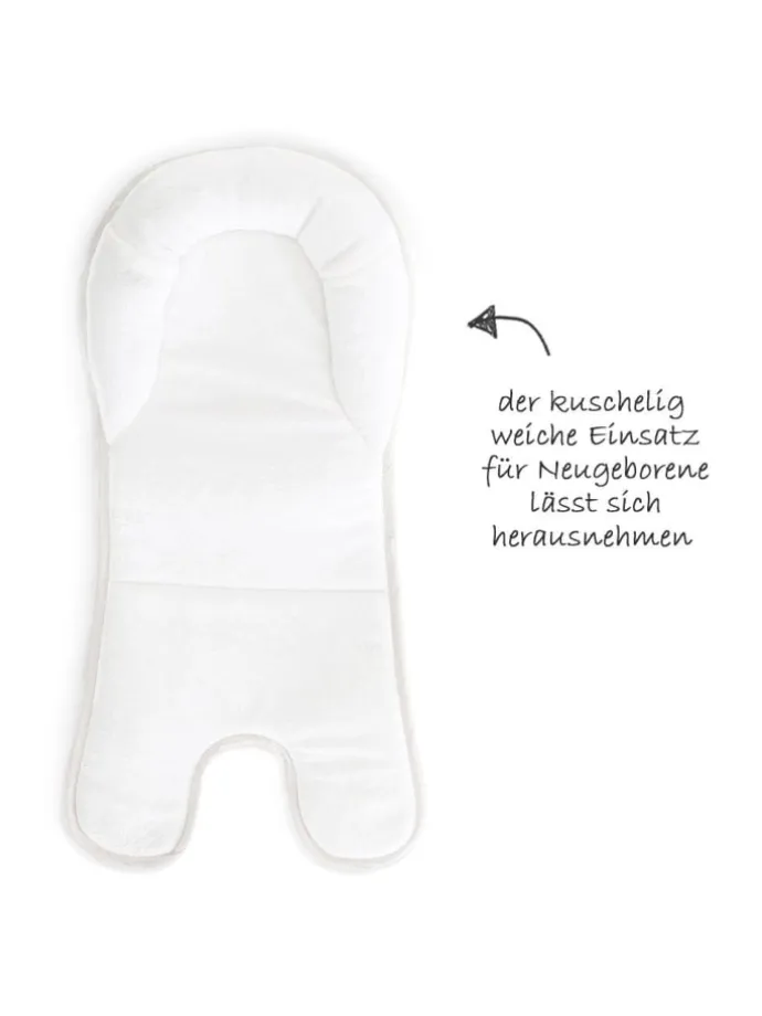 Alpha Plus Walnut Newborn Set - 4-tlg. Hochstuhl in braun,beige