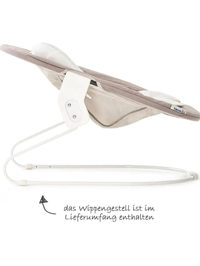 Alpha Plus Walnut Newborn Set - 4-tlg. Hochstuhl in braun,beige