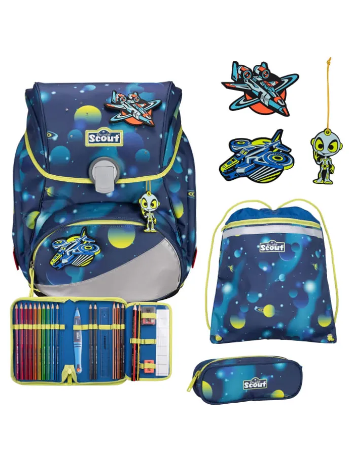 Alpha Schulranzen-Set 4tlg. in Planets