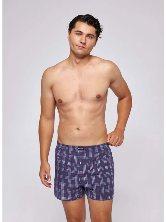 American Woven Boxershorts aus Bio-Baumwolle 3 Stück in Big Check