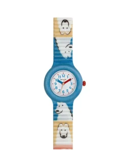 Analoguhr kids fun weiss