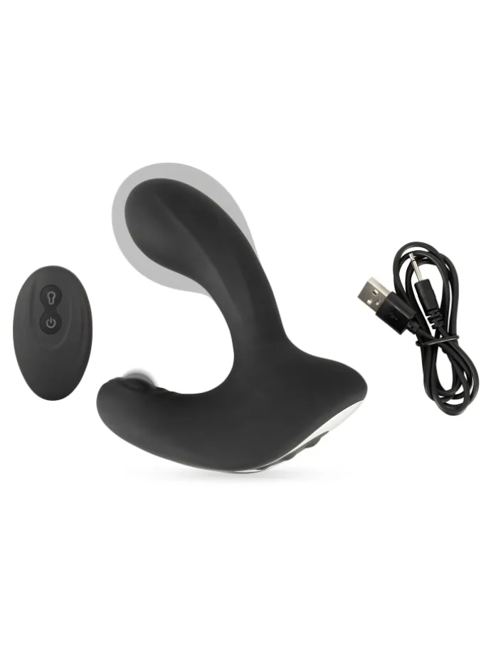 Analplug RC B-Plug with 3 functions in schwarz
