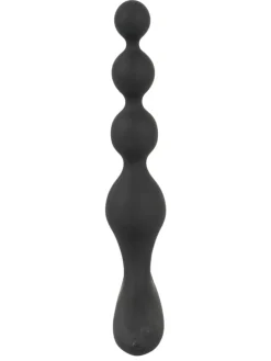 Analvibrator Rechargeable anal beads in schwarz