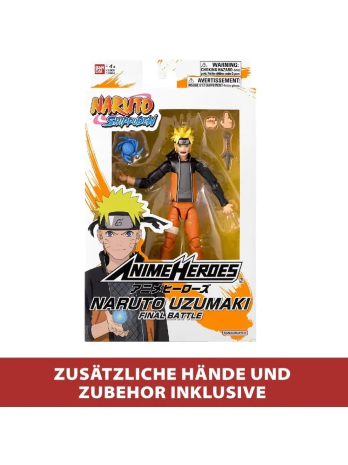 Anime Heroes Figur Naruto Uzumaki 17 cm Manga Actionfigur 4+