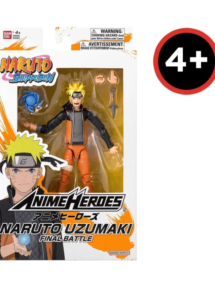 Anime Heroes Figur Naruto Uzumaki 17 cm Manga Actionfigur 4+