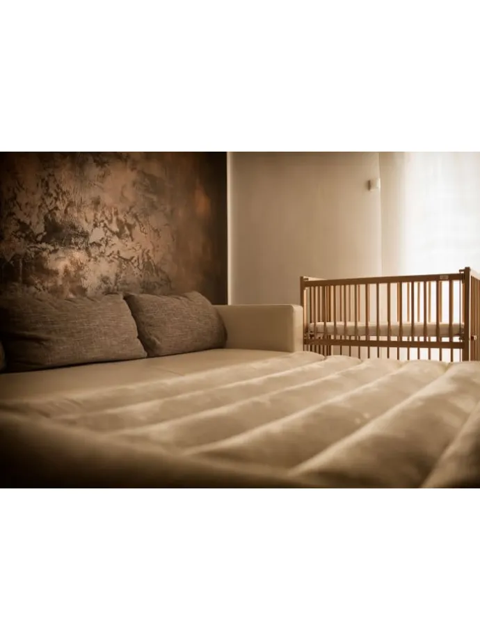 Anstellbett "Sophie" in Natur - 40 x 90cm