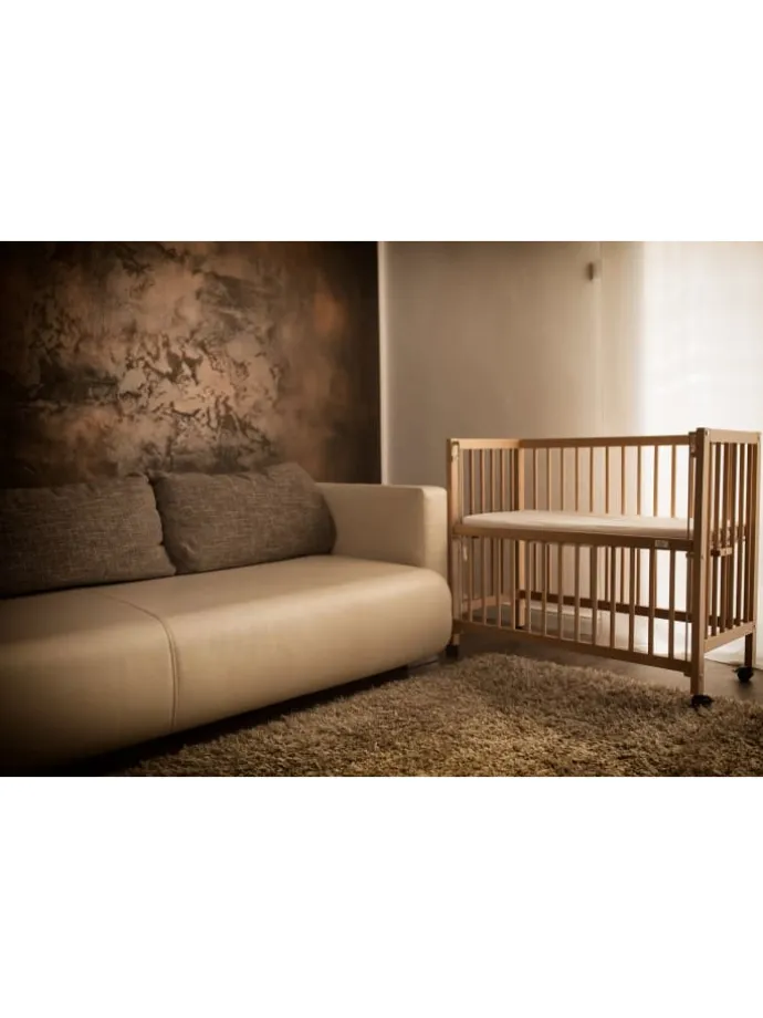 Anstellbett "Sophie" in Natur - 40 x 90cm