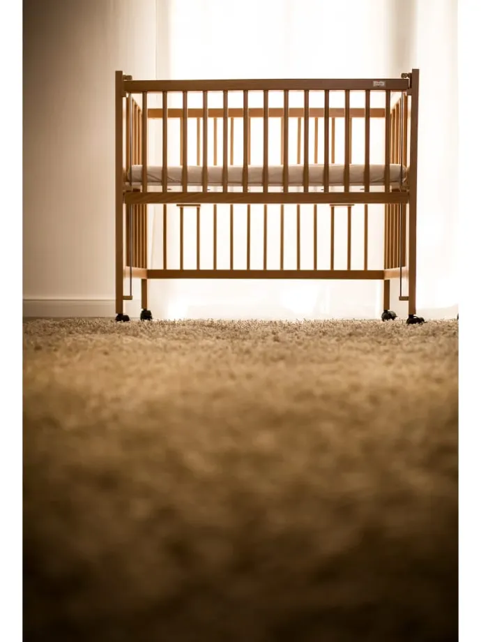 Anstellbett "Sophie" in Natur - 40 x 90cm