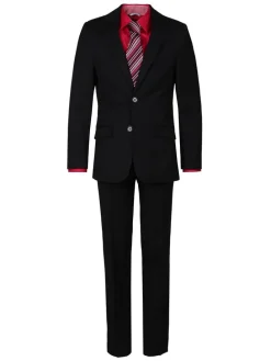 Anzug - Slim-fit - in Schwarz