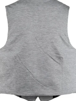 Anzugweste in dark grey