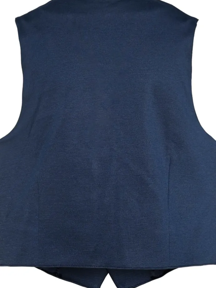 Anzugweste in navy