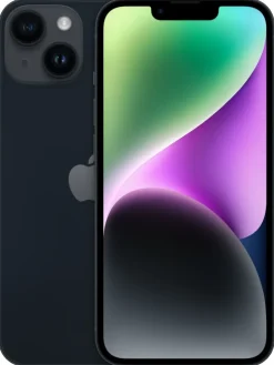 Apple iPhone 14 128GB refurbished in Schwarz