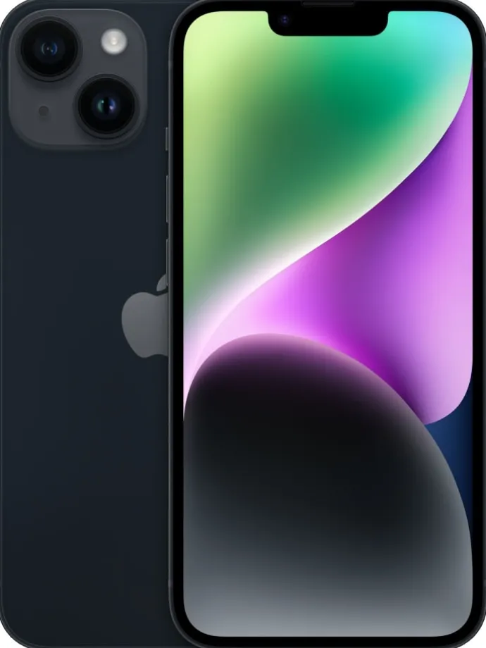 Apple iPhone 14 128GB refurbished in Schwarz