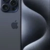 Apple iPhone 15 Pro 256GB refurbished in Titan Blau