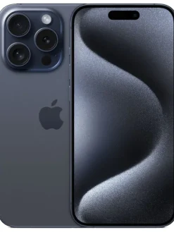 Apple iPhone 15 Pro 256GB refurbished in Titan Blau