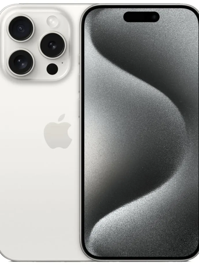 Apple iPhone 15 Pro 256GB refurbished in Titan Weiß