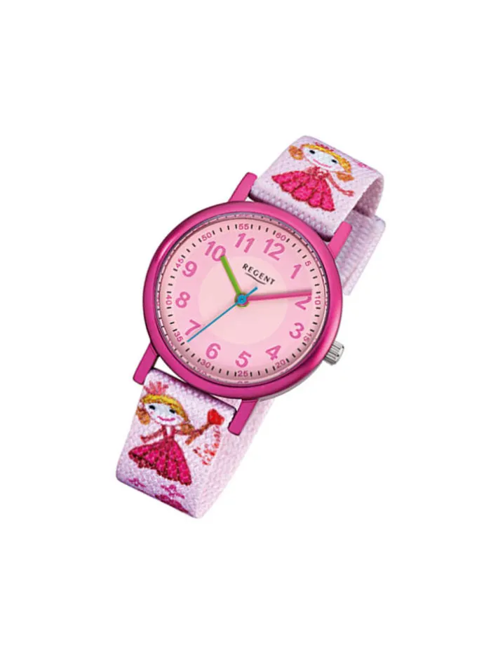 Armbanduhr Regent Kinderuhren rosa klein (ca. 29mm)