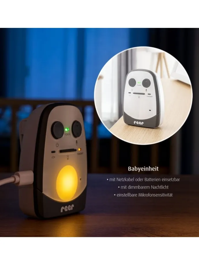 Audio Babyphone Cosmo in Weiß ab 0 Monate