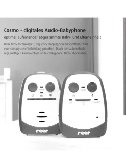 Audio Babyphone Cosmo in Weiß ab 0 Monate