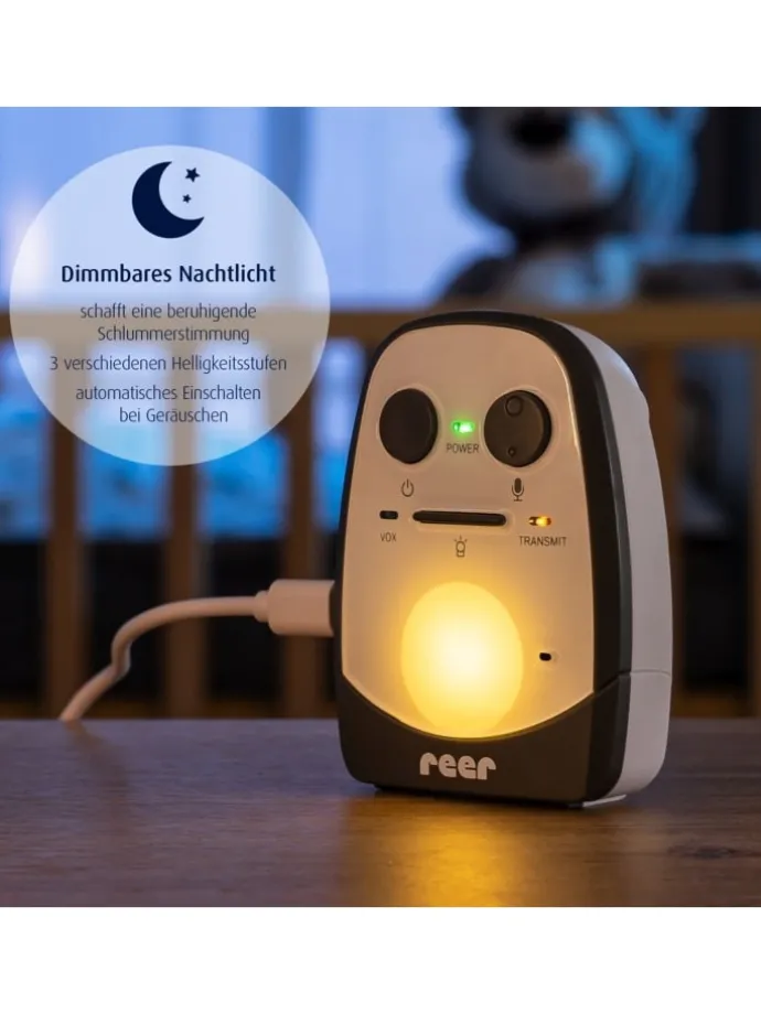 Audio Babyphone Cosmo in Weiß ab 0 Monate