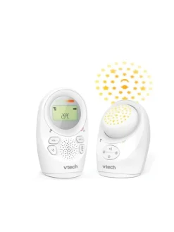 Audio Babyphone mit Projektionsnachtlicht in Weiß ab 0 Monate