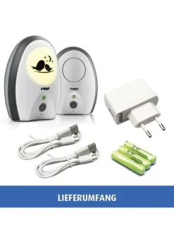 Audio Babyphone Rigi Digital in Weiß ab 0 Monate