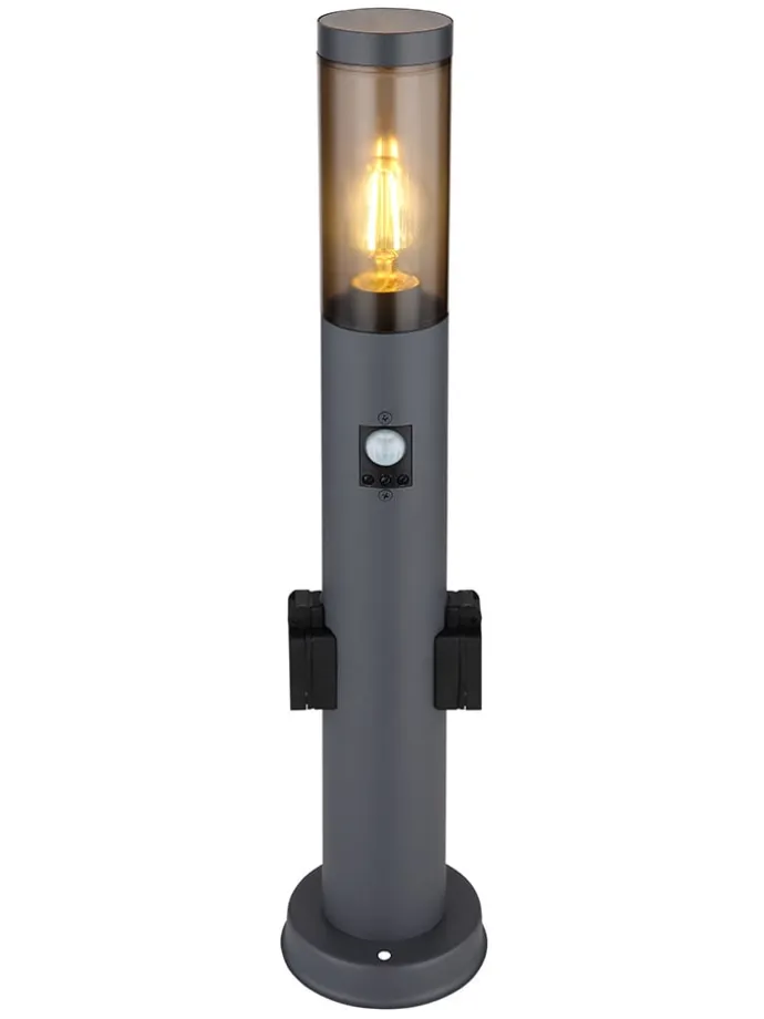 Außenleuchte "Boston" in Anthrazit - (B)12,7 x (H)60 cm