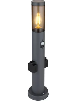 Außenleuchte "Boston" in Anthrazit - (B)12,7 x (H)60 cm