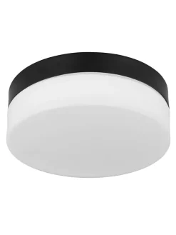 Außenleuchte in Schwarz/ Weiß - Ø 18,4 cm