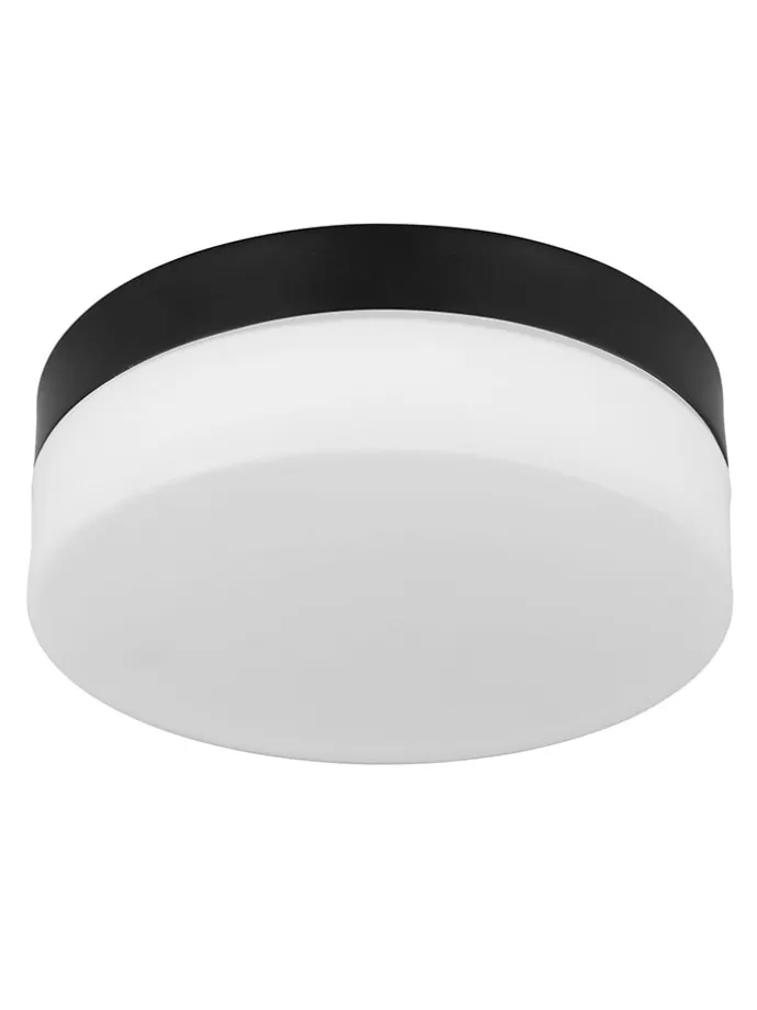 Außenleuchte in Schwarz/ Weiß - Ø 18,4 cm