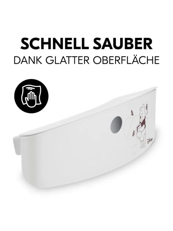 Aufbewahrungsbox für Hochstuhl Rückenlehne in weiss