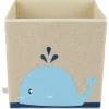 Aufbewahrungsbox "Wal" in Beige - (B)33 x (H)33 x (T)33 cm