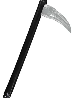 Aufblasbare Sense in Schwarz/ Silber