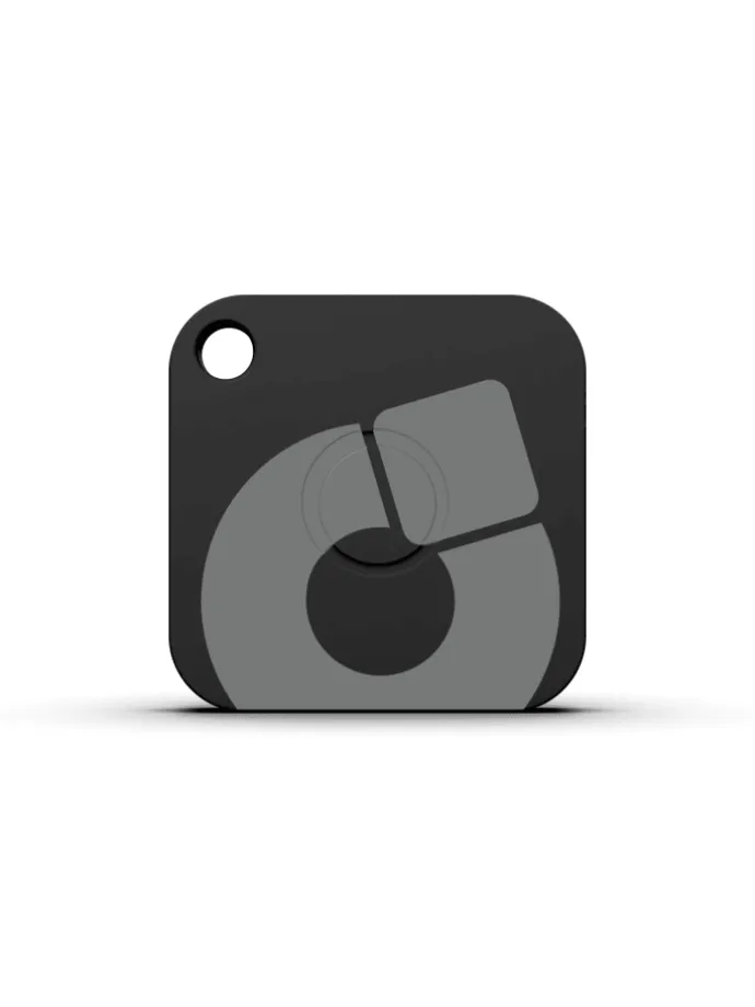 Aufladbarer Bluetooth-Schlüsselfinder "recharge" in schwarz