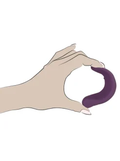 Auflegevibrator Panty Vibrator in lila