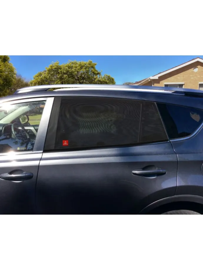 Auto Sonnenschutz 2er Set für Babys & Kinder 100% Verdunkelung 40+ UPF