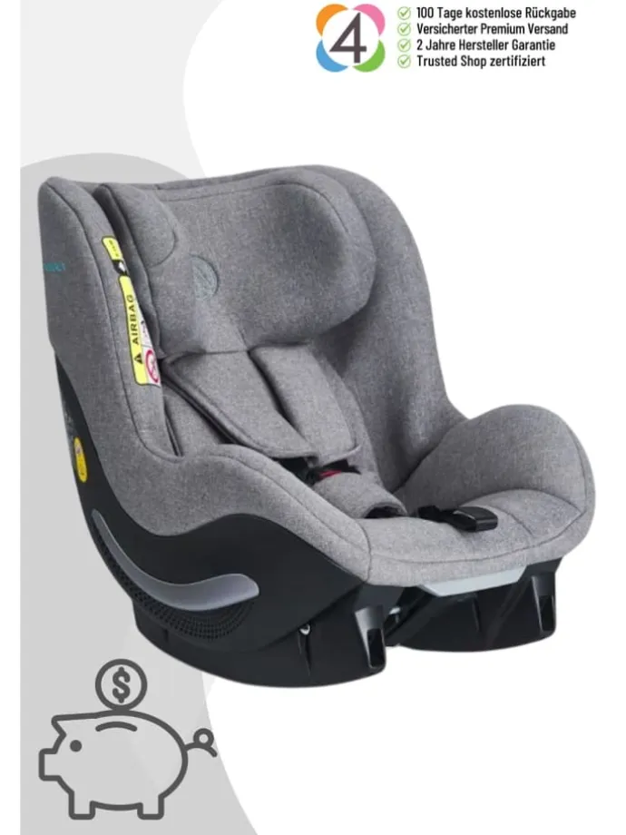 Avionaut Aerofix Smart - Reboard Kindersitz (0-18 kg) - Farbe: Grey
