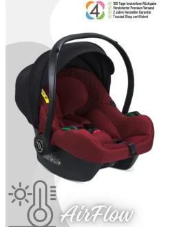 Avionaut Cosmo 2.0 AirFlow - Babyschale (0-13 kg) - Farbe: Red