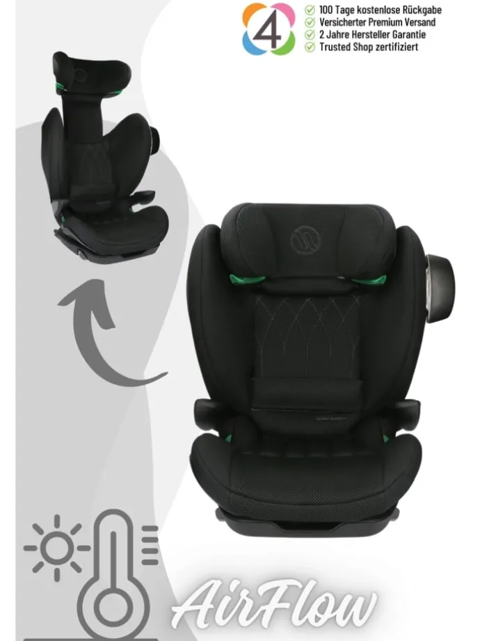 Avionaut MaxSpace AirFlow Kindersitz (100-150 cm) - Farbe: Black